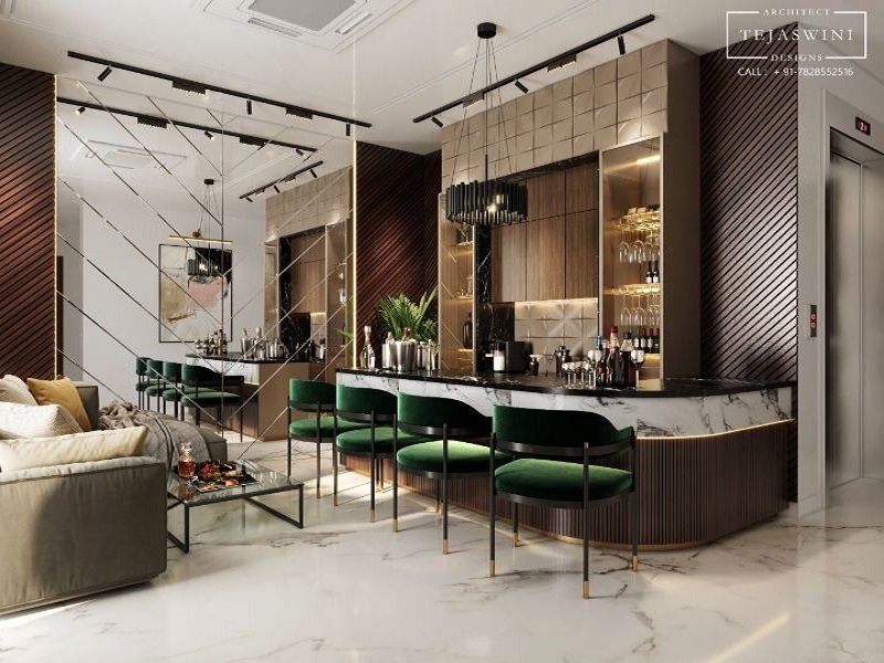 Bar area design – overview