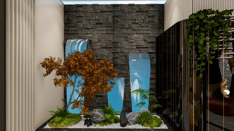 Bar area design – option three