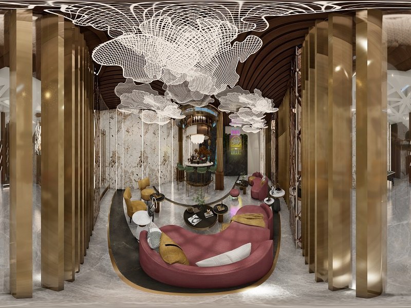 Bar area panorama